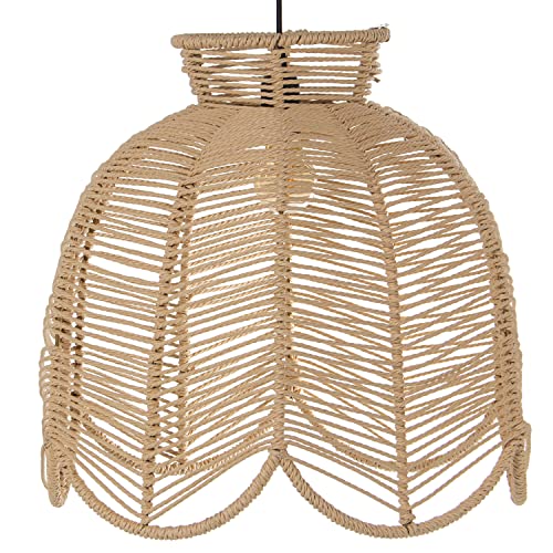 LAMPARA TECHO BAMBU NATURAL, 1XE27, MAX.60W NO INCLUIDO_50X50X45CM, CABLE NEGRO:165CM LAMPARA TECHO BAMBU NATURAL, 1XE27, MAX.60W NO INCLUIDO_50X50X45CM, CABLE NEGRO:165CM von AlexandreHouse