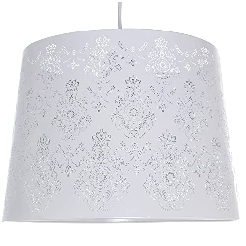 LÁMPARA TECHO METAL BLANCO, 1XE27, MAX.60W NO INCLUIDA °35X25CM, CABLE:85CM LÁMPARA TECHO METAL BLANCO, 1XE27, MAX.60W NO INCLUIDA °35X25CM, CABLE:85CM von AlexandreHouse