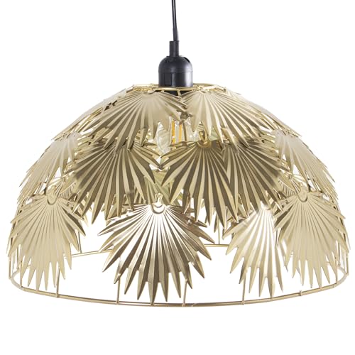 LÁMPARA TECHO METAL DORADO +91197, 1XE27 MAX40W NO INCLUIDA_°35X20CM CABLE:80CM von AlexandreHouse