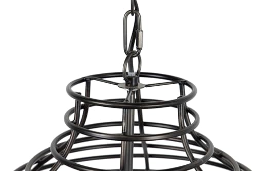 LAMPARA TECHO METAL MADERA 46x46x50 CM LAMPARA TECHO METAL MADERA 46x46x50 CM von AlexandreHouse