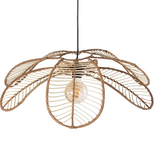 LÁMPARA TECHO RATÁN NATURAL +99271, 1XE27, 1X40W_°64X18, CABLE NEGRO:73CM von AlexandreHouse
