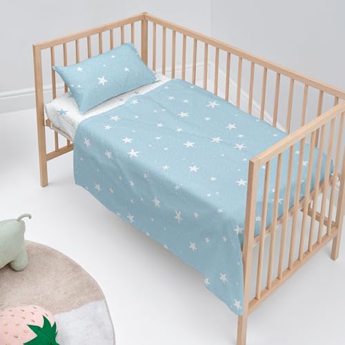 Little star Juego de sábanas 2 piezas 100x130 cm (Cuna) Azul von AlexandreHouse