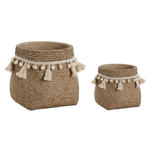 MACETERO SET 2 CEMENTO 30X29X25 POMPONES MACETERO SET 2 CEMENTO 30X29X25 POMPONES von AlexandreHouse