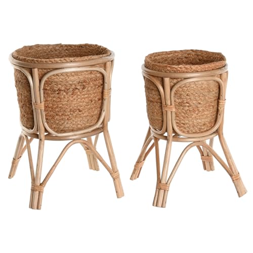 MACETERO SET 2 MIMBRE FIBRA 28X28X38 NATURAL MACETERO SET 2 MIMBRE FIBRA 28X28X38 NATURAL von AlexandreHouse