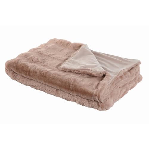 MANTA POLIESTER 130X170X1 800 GSM SOFA ROSA PALO von AlexandreHouse
