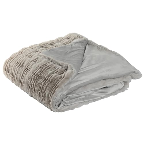 MANTA POLIESTER 220X240X1 650 GSM CAMA GRIS CLARO von AlexandreHouse