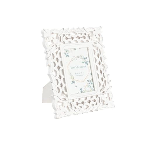 MARCO FOTO 10X15 MDF CRISTAL 21X2X27 BLANCO von AlexandreHouse