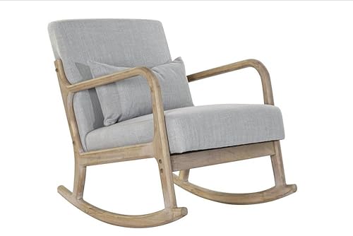 MECEDORA LINO RUBBERWOOD 66X88X78 GRIS CLARO MECEDORA LINO RUBBERWOOD 66X88X78 GRIS CLARO von Redesyn