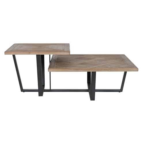 MESA CENTRO ABETO METAL 118X78X45 NATURAL MESA CENTRO ABETO METAL 118X78X45 NATURAL von AlexandreHouse