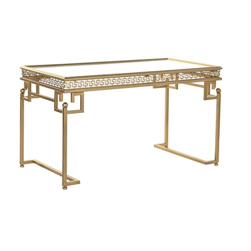MESA CENTRO METAL ESPEJO 85X44X48 DORADO von Redesyn