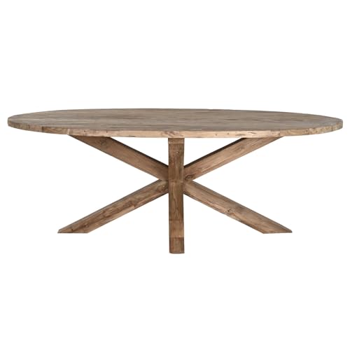MESA COMEDOR TECA RECICLADA 220X120X78 OVALADA von AlexandreHouse