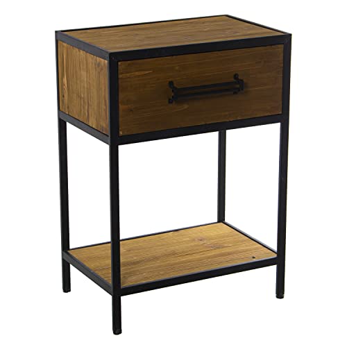 MESA DE NOCHE MADERA METAL_47X30X65CM ABETO+CONTRACHAPAD MESA DE NOCHE MADERA METAL_47X30X65CM ABETO+CONTRACHAPAD von AlexandreHouse