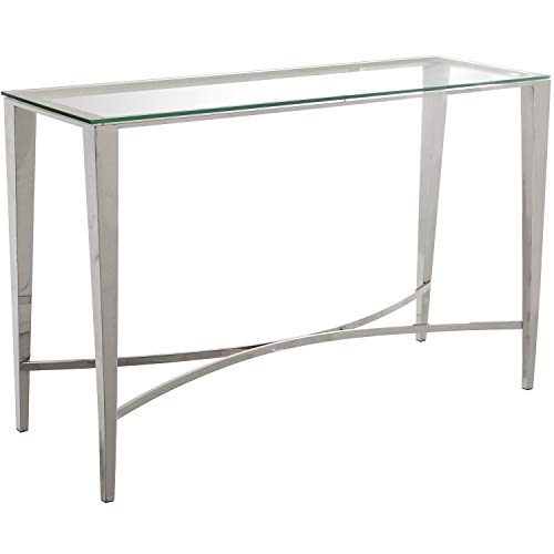 MESA ENTRADA METAL CROMADO/CRISTAL+91116 120X40X74CM von AlexandreHouse