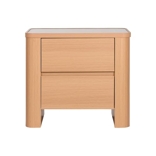 MESITA DE NOCHE MARMOL MDF 56X40X51 TRAVERTINO von AlexandreHouse