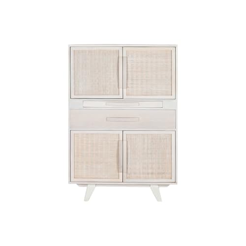 MUEBLE BAR MANGO RATAN 85X40X123 BLANCO ROTO von AlexandreHouse