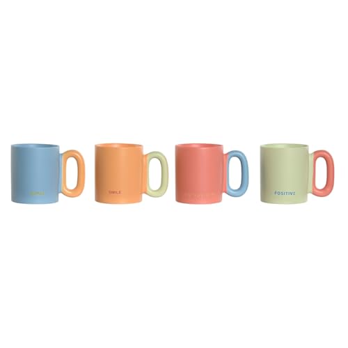 MUG PORCELANA NEW BONE 10X8X9,5 350ML, 4 SURT. von AlexandreHouse