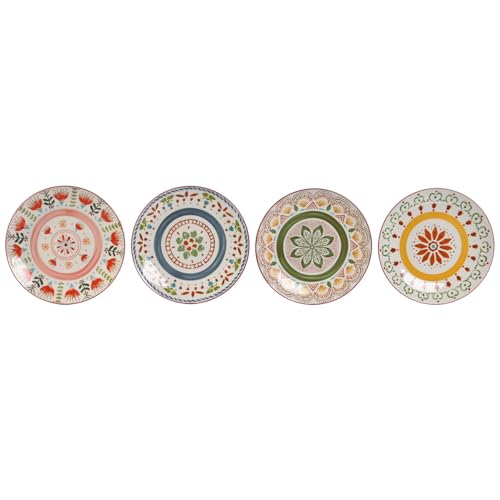 PLATO PORCELANA 19,5X19,5X2 MANDALA 4 SURT. von AlexandreHouse