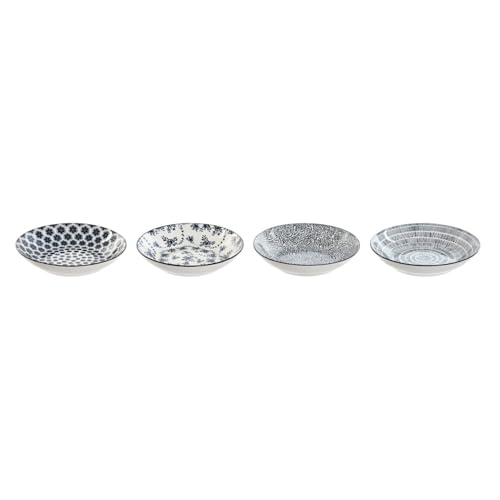 PLATO SET 4 PORCELANA 20X20X4 AZUL von AlexandreHouse