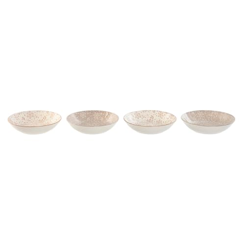 PLATO SET 4 PORCELANA 20X20X4 FLORES BEIGE PLATO SET 4 PORCELANA 20X20X4 FLORES BEIGE von AlexandreHouse