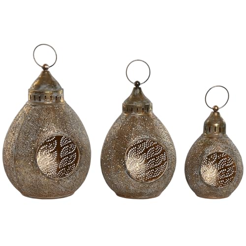 PORTAVELA SET 3 METAL 23X23X34 23CM/29CM von AlexandreHouse