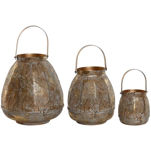 PORTAVELA SET 3 METAL 25X25X28 22CM/13CM PORTAVELA SET 3 METAL 25X25X28 22CM/13CM von AlexandreHouse