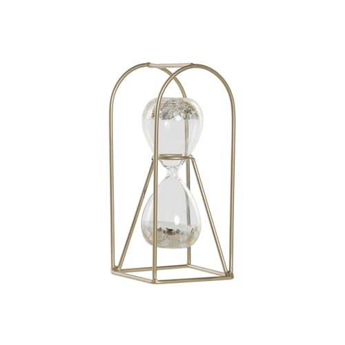 RELOJ DE ARENA HIERRO CRISTAL 10X10X23 4 MINUTOS von Redesyn