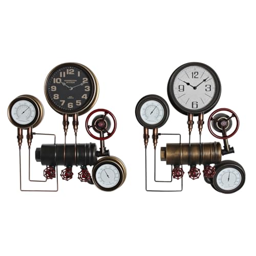 RELOJ PARED HIERRO 47X13X60 TERMOMETRO 2 SURT. von AlexandreHouse