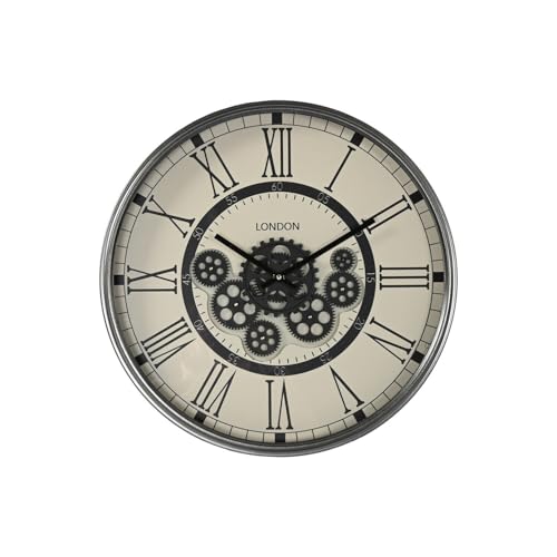 RELOJ PARED HIERRO MDF 54X8X55 GRIS OSCURO RELOJ PARED HIERRO MDF 54X8X55 GRIS OSCURO von AlexandreHouse