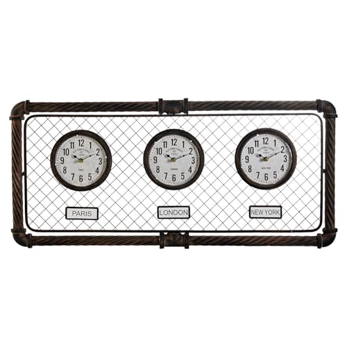 RELOJ PARED HIERRO PP 93X5X42 3 RELOJE ENVEJECIDO RELOJ PARED HIERRO PP 93X5X42 3 RELOJE ENVEJECIDO von AlexandreHouse