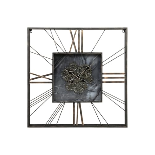 RELOJ PARED METAL CRISTAL 80X8X80 DORADO RELOJ PARED METAL CRISTAL 80X8X80 DORADO von AlexandreHouse
