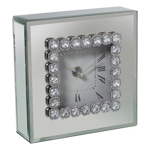 RELOJ SOBREMESA CRISTAL/ESPEJO 15X5X15CM, PILA:1XAA NO INCLU RELOJ SOBREMESA CRISTAL/ESPEJO 15X5X15CM, PILA:1XAA NO INCLU von AlexandreHouse