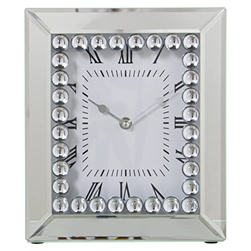 RELOJ SOBREMESA ESPEJO C/BRILLANTES, PILA: 1XAA NO INCLUIDA 22X6X26CM, ESFERA:16X20CM RELOJ SOBREMESA ESPEJO C/BRILLANTES, PILA: 1XAA NO INCLUIDA 22X6X26CM, ESFERA:16X20CM von AlexandreHouse