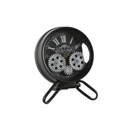 RELOJ SOBREMESA METAL CRISTAL 16,5X11X21 NEGRO RELOJ SOBREMESA METAL CRISTAL 16,5X11X21 NEGRO von AlexandreHouse