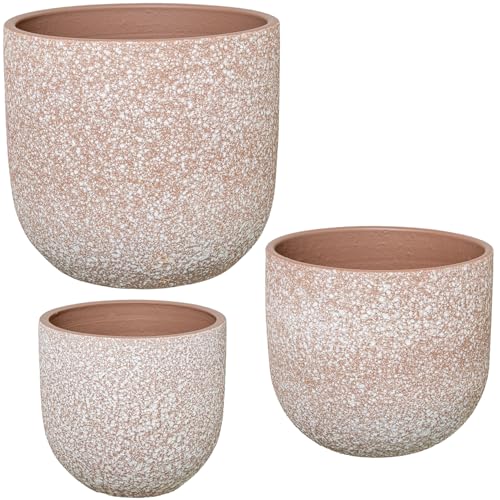 SET 3 MACETEROS CERÁMICA ROSACLARO_°20X18+°24X22+°29X27CM SET 3 MACETEROS CERÁMICA ROSACLARO_°20X18+°24X22+°29X27CM von AlexandreHouse