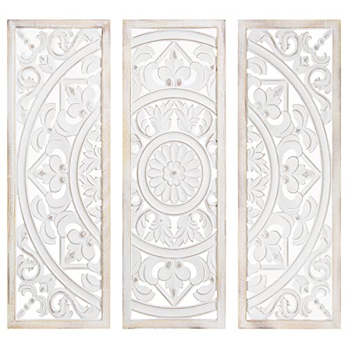 SET 3 RETABLOS MADERA CALADA 30X90CM BLANCO DECAPÉ, TRÍPTICO_90X2X90CM COMPOSICIËN FINAL SET 3 RETABLOS MADERA CALADA 30X90CM BLANCO DECAPÉ, TRÍPTICO_90X2X90CM COMPOSICIËN FINAL von AlexandreHouse