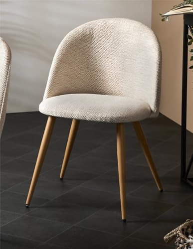SILLA EGINA NATUR C/PATAS MADERA 51x51x75 cms von AlexandreHouse