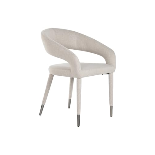 SILLA METAL POLIESTER 57,5X60X79 BEIGE von AlexandreHouse