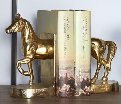 SUJETALIIBROS ALUM. CABALLO ORO S/2 24x10x23 cms SUJETALIIBROS ALUM. CABALLO ORO S/2 24x10x23 cms von AlexandreHouse
