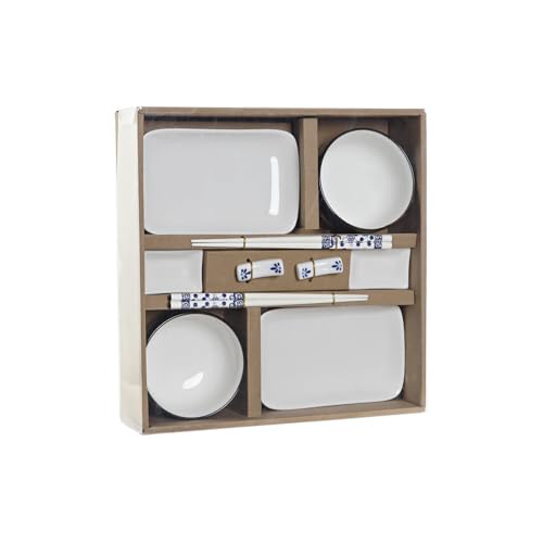 SUSHI SET 10 PORCELANA BAMBU 33,5X34,5X9 BLANCO von Redesyn