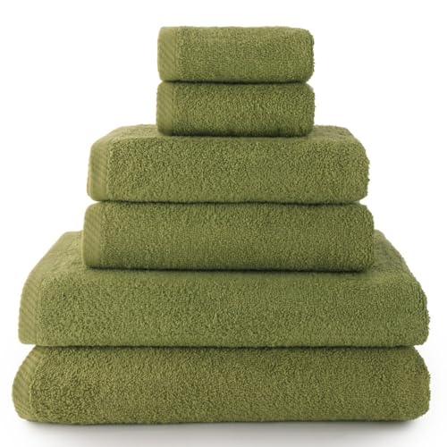 Set 6 Toallas piezas: 2 bidet + 2 manos + 2 baño color hoja Set 6 Toallas piezas: 2 bidet + 2 manos + 2 baño color hoja von AlexandreHouse