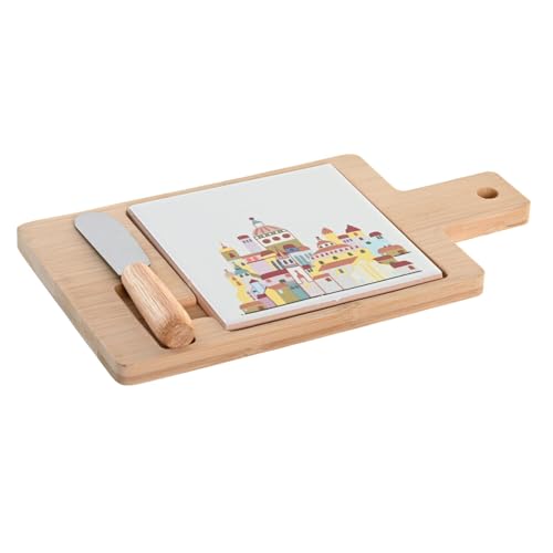 TABLA APERITIVO SET 3 BAMBU 21,5X11,8X1,5 CASITAS von AlexandreHouse