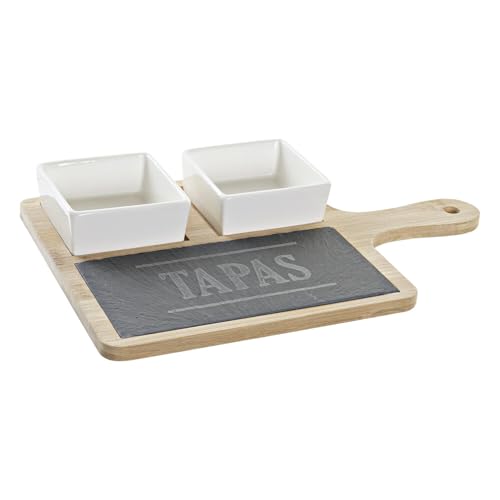 TABLA APERITIVO SET 3 PIZARRA BAMBU 31X20X5 NEGRO TABLA APERITIVO SET 3 PIZARRA BAMBU 31X20X5 NEGRO von AlexandreHouse