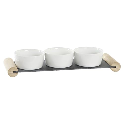 TABLA APERITIVO SET 4 GRES PIZARRA 33X10X5,8 NEGRO TABLA APERITIVO SET 4 GRES PIZARRA 33X10X5,8 NEGRO von AlexandreHouse