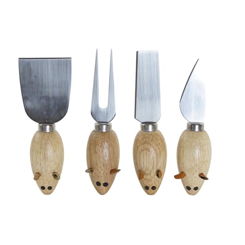 UTENSILIOS SET 4 PINO INOX 18X15X3,3 RATONES von AlexandreHouse