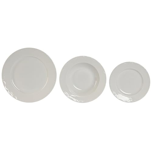 VAJILLA SET 18 PORCELANA 27X27X2 CLASICA BLANCO VAJILLA SET 18 PORCELANA 27X27X2 CLASICA BLANCO von AlexandreHouse