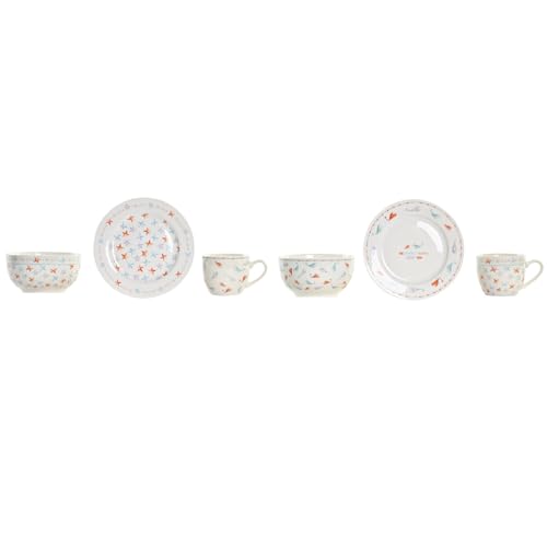 VAJILLA SET 3 PORCELANA 19X19X2 270ML, 2 SURT. von AlexandreHouse