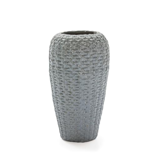 VASIJA 50X50X90 GRES GRIS von AlexandreHouse