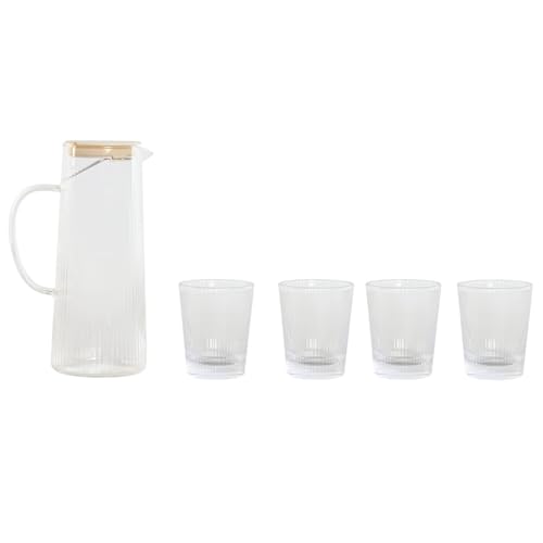 VASO SET 5 BOROSILICATO 8X8X9,5 245ML JARRA 1200 von AlexandreHouse