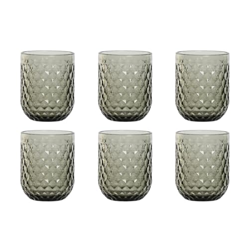 VASO SET 6 CRISTAL 8X8X10 240ML, GRIS VASO SET 6 CRISTAL 8X8X10 240ML, GRIS von AlexandreHouse