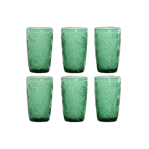 VASO SET 6 CRISTAL 8X8X13 370ML HOJAS RELIEVE VASO SET 6 CRISTAL 8X8X13 370ML HOJAS RELIEVE von AlexandreHouse